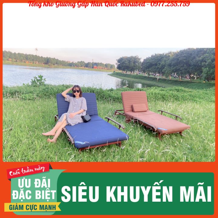 Giường gấp, giường xếp Hàn Quốc RAKUBED hàng chính hãng
