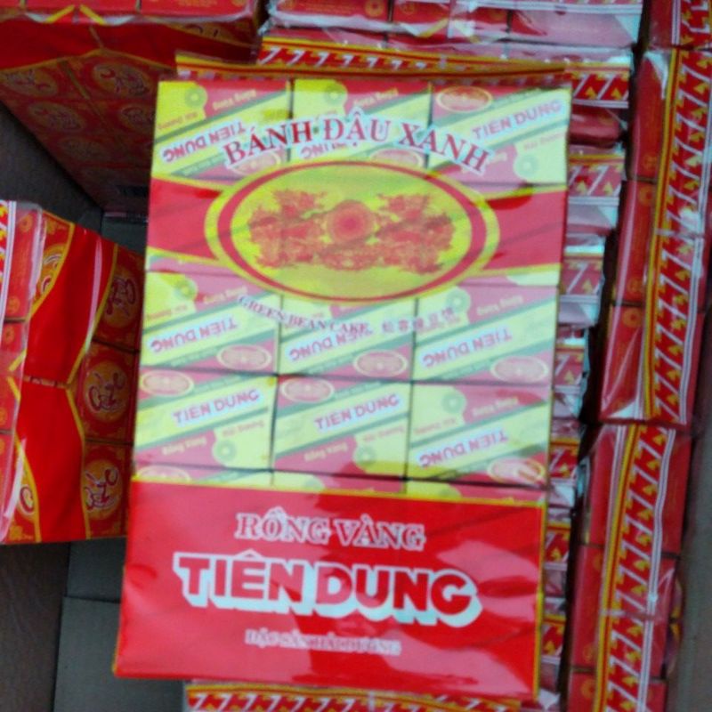 Bánh đậu xanh rồng vàng Tiên Dung 445g (36 hộp nhỏ)