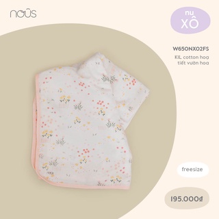 Phụ Kiện Khăn Tắm Đa Năng Cho Bé Nous - Chất Liệu Xô Kích Thước 120x 120cm