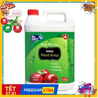 Nước rửa tay kháng khuẩn mền da Mr.Fresh 5L - NRTQ