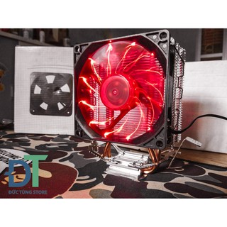 Tản nhiệt CPU loại tháp mini 2 ống đồng.