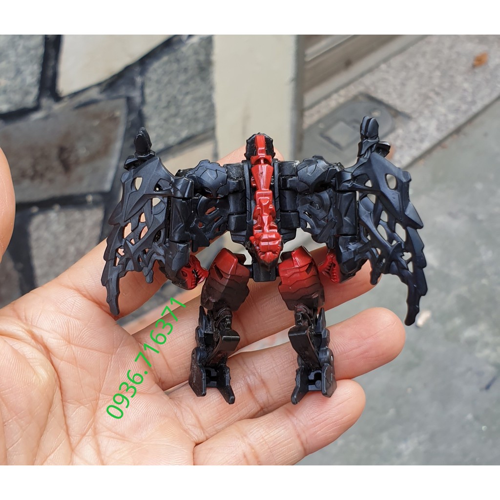 Robot Mini cao 6,5cm biến hình nhiều bước thành rồng 3 đầu Dragonstorm Transformers - Hasbro
