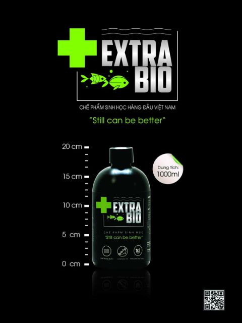 1000ml EXTRA BIO - Siêu phẩm NƯỚC VI SINH làm TRONG NƯỚC HỒ CÁ