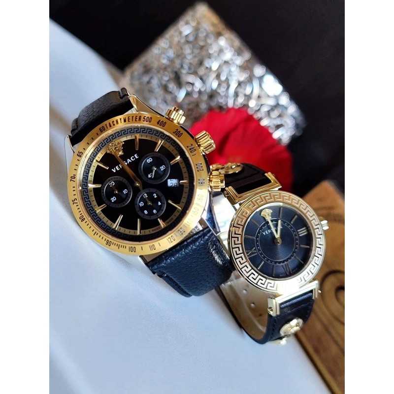 Đồng hồ Versace Classic Chrono + Tribute Case nam: 42mm-Case nữ: 35mm