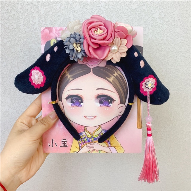 Cài Tóc Tua Rua Phong Cách Trung Hoa Cho Bé Gái