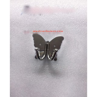 Móc Áo Đơn 2 Móc Hình Cánh Bướm BD 7