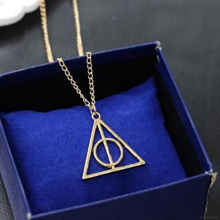 Dây chuyền mặt tam giác họa tiết Harry Potter độc đáo