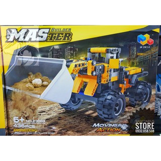 Lego lắp ráp xe xúc đất master builder - qi zhi le 23303