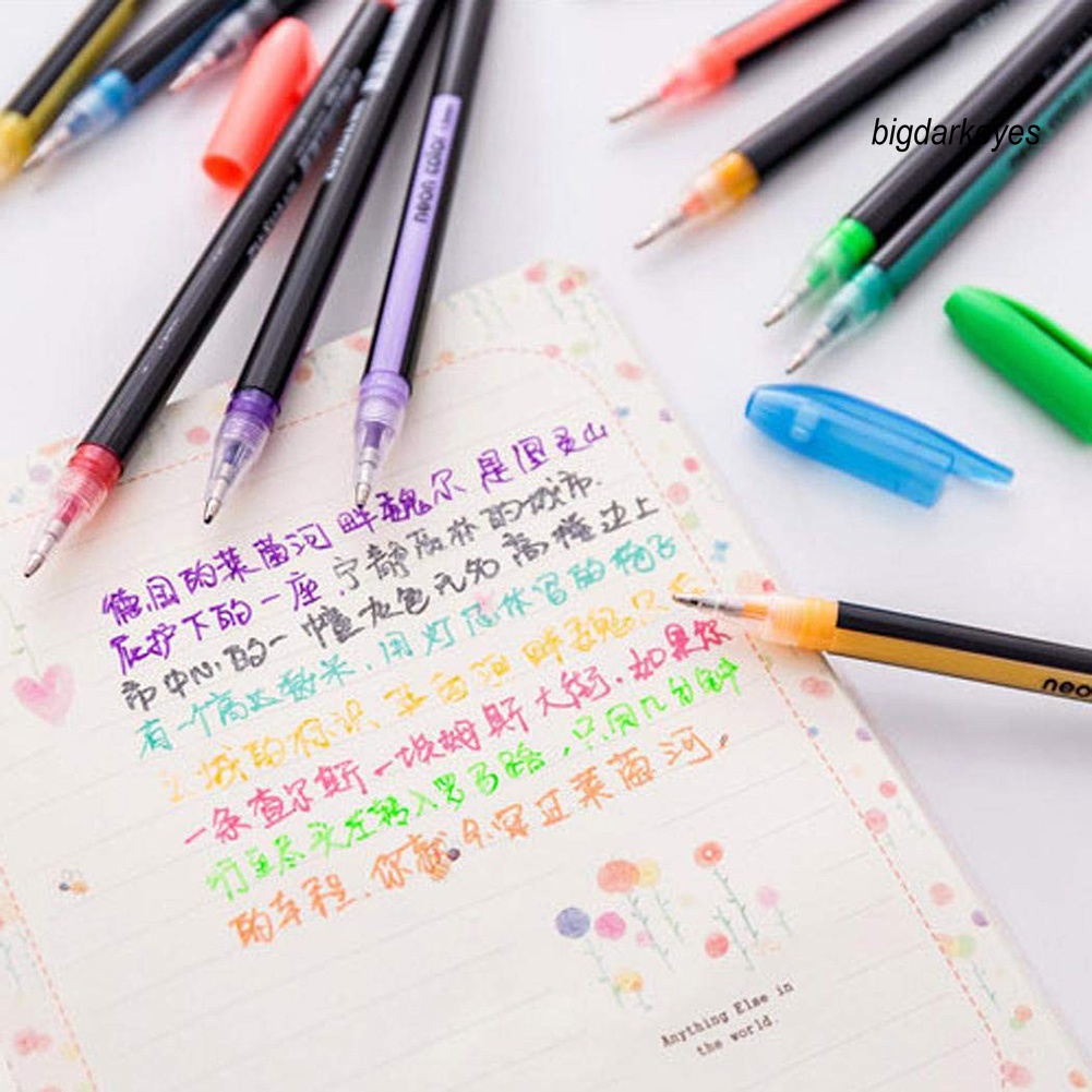 Set 12/24/36/48 Bút Dạ Quang Nhiều Màu Sắc