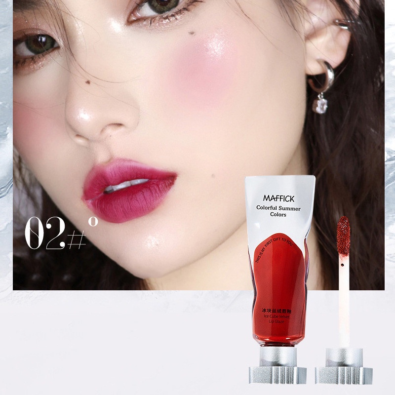 [2022Hàng mới về]Son thỏi MAFFICK vỏ trong suốt MAFFICK Soft Matte Lipstick (Summer Radiance)