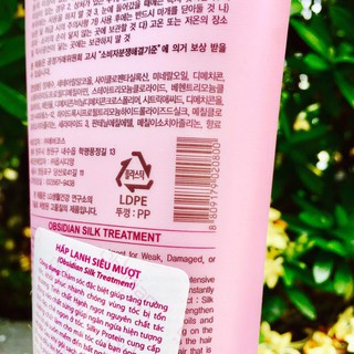 (OBSIDIAN_CHÍNH HÃNG) Hấp Lạnh Siêu Mượt Obsidian Silk Treatment 220ml