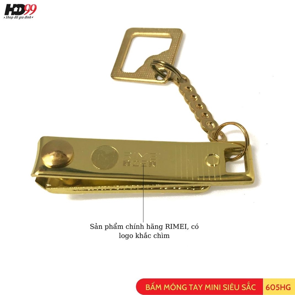 Bấm Móng Tay Mini RIMEI 657Y Nhỏ Gọn Cực Sắc [Hàng Chính Hãng]