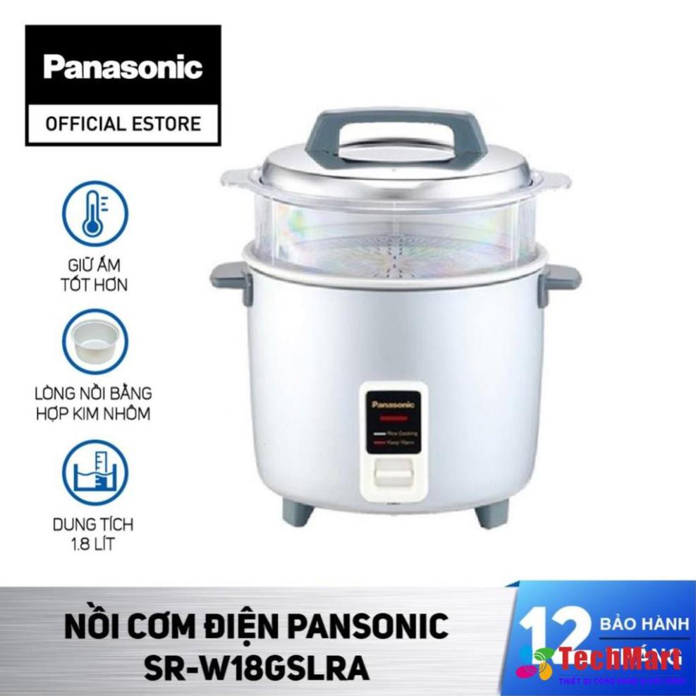 Nồi cơm điện Panasonic 1.8-2.2 lít SR-W22/SR-W18