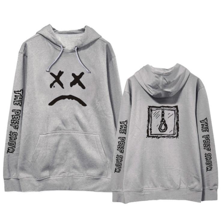 Áo Hoodie Chui Đầu Dáng Rộng In Họa Tiết Phong Cách Hip Hop Cá Tính Cho Nam 4 Màu Tùy Chọn