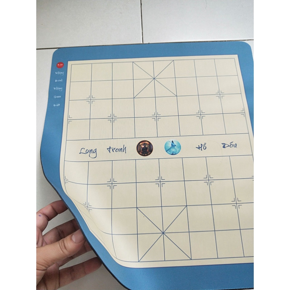 Bàn cờ tướng bằng da dày 2mm