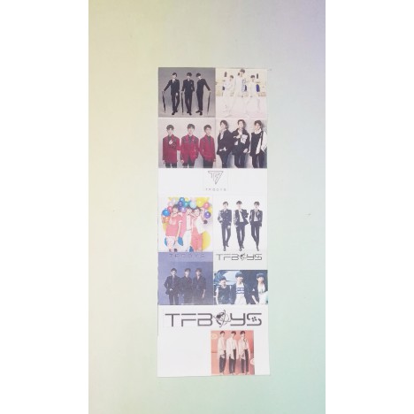 sticker tfboys SI39 sticker hoạt hình cute hình dán dễ thương trang trí dán sổ dán điện thoại 1 tờ bullet journal