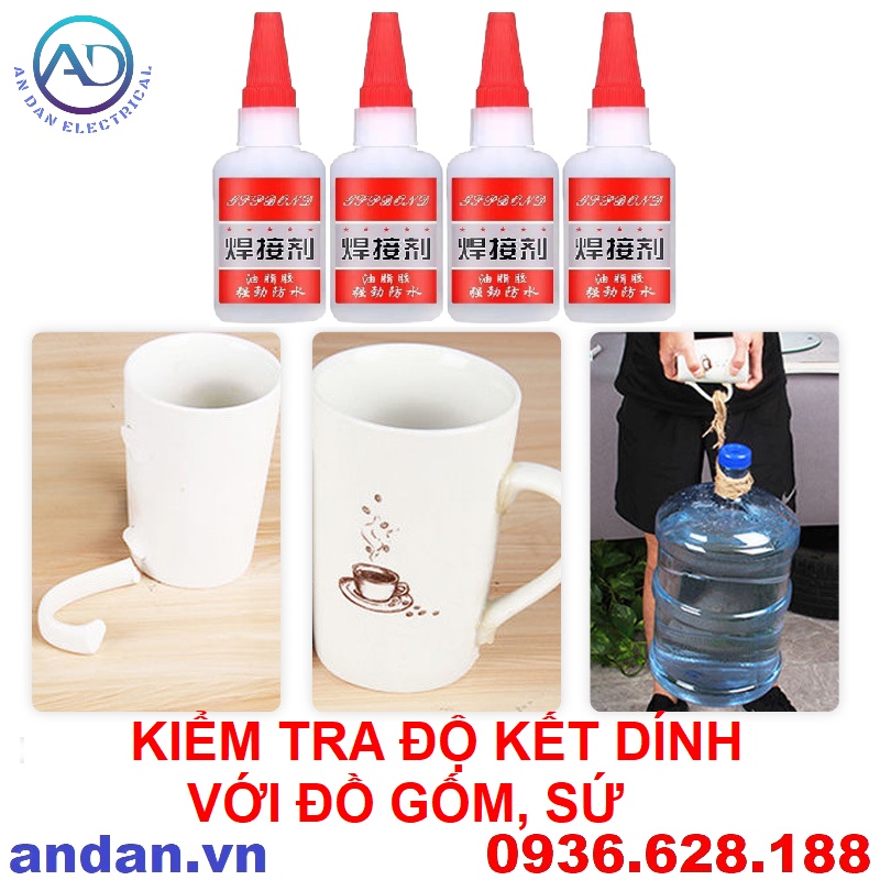 Keo Dán Siêu Dính Đa Năng Mọi Chất Liệu Cực Mạnh, Gấp 80 Keo 502 Dán Sắt, Dán Đá, Dán Nhựa, Dán Gỗ