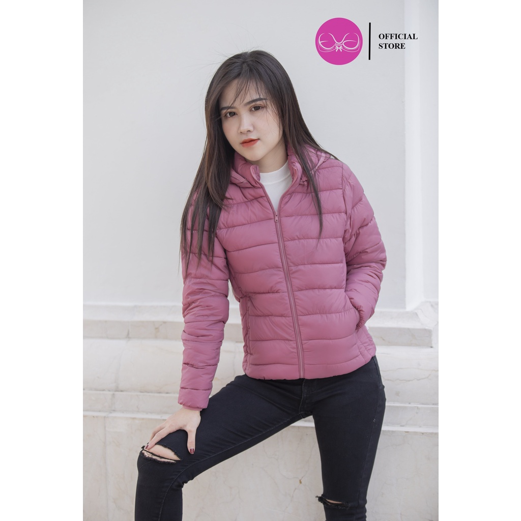 Áo phao nữ siêu nhẹ có mũ siêu ấm | BigBuy360 - bigbuy360.vn