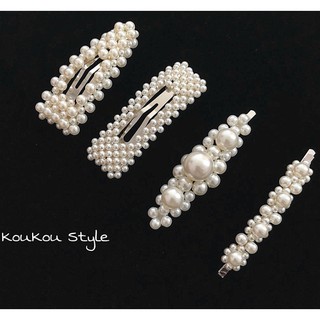 (Set 5 chiếc) Kẹp tóc ngọc nhân tạo hot hit