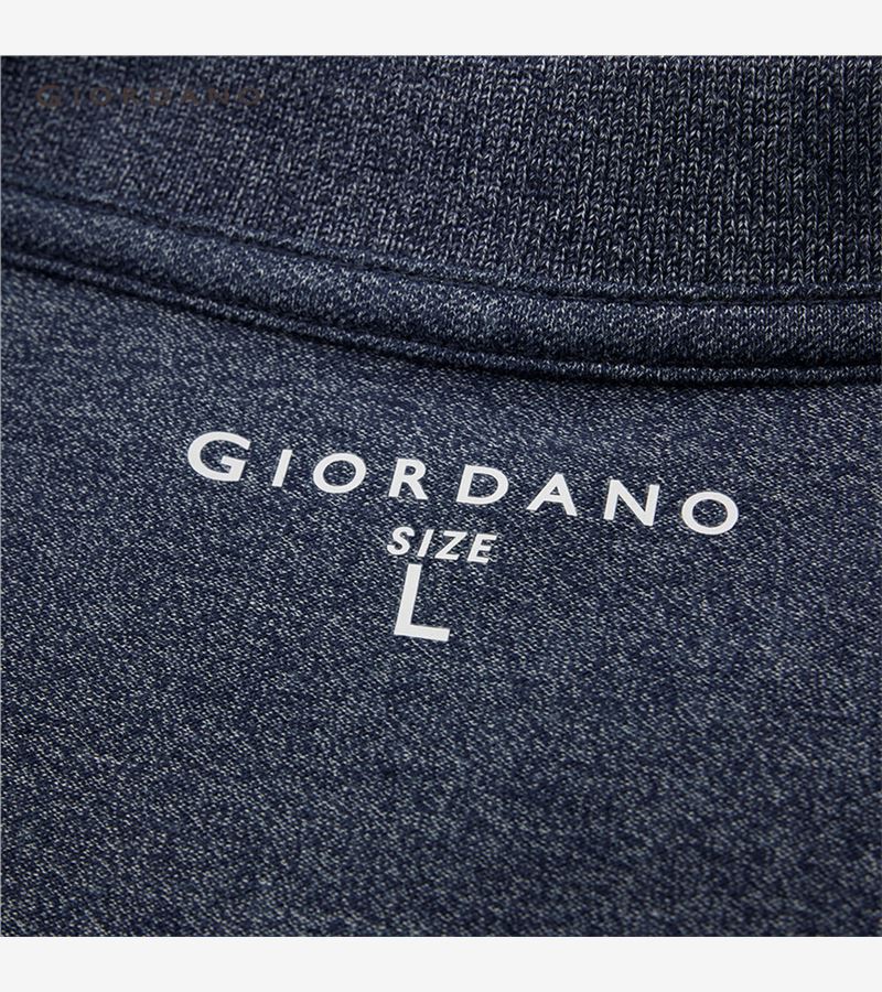 Áo thun GIORDANO cổ polo tay ngắn thêu họa tiết 13010218 | BigBuy360 - bigbuy360.vn