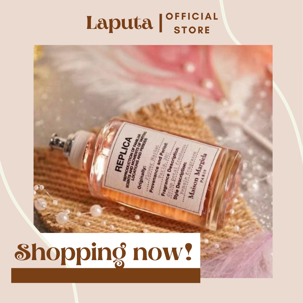 Nước Hoa Nữ Maison Margiela Replica Flower Market Laputa, vial mẫu thử mini 2ml, 5ml, 10ml