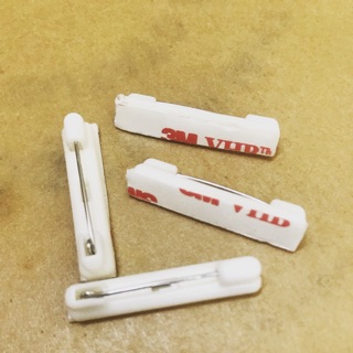 Combo 10 Ghim cài bảng tên có dán keo