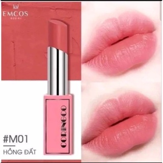 Son coringco bonny matte hồng đất m01 hàn quốc