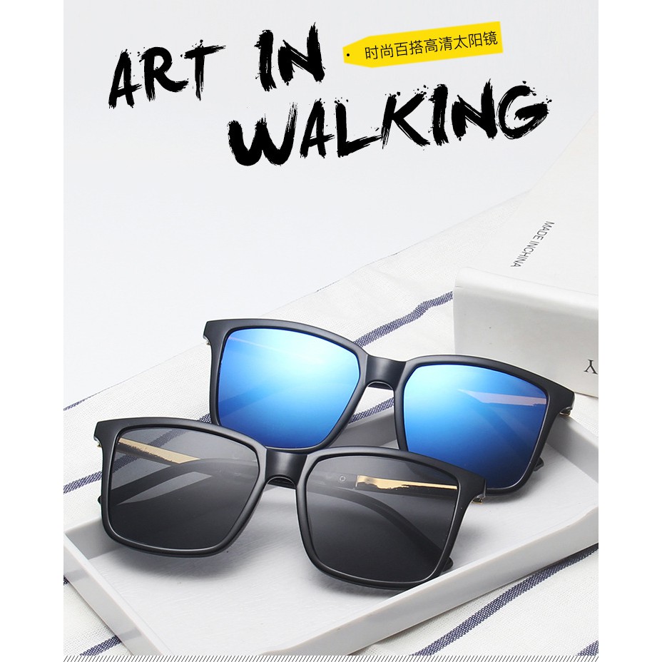 Kính Mát Gọng Vuông Thời Trang Cổ Điển Cho Nam 2021 | BigBuy360 - bigbuy360.vn