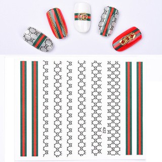 Sticker 3D - Hình dán móng tay gucci