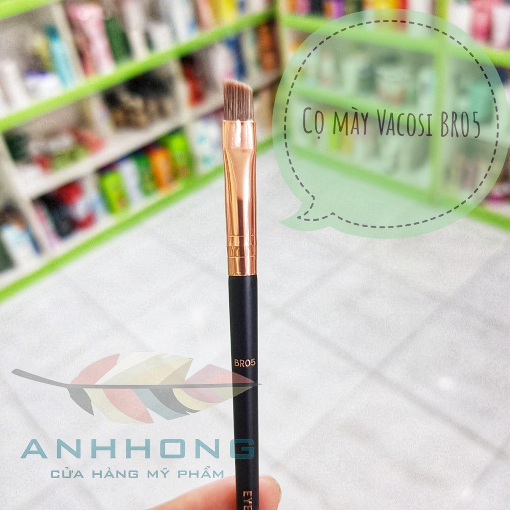 CỌ TÁN MÀY, LÔNG NGẮN VACOSI EYEBROW ANGLED BRUSH - BR05