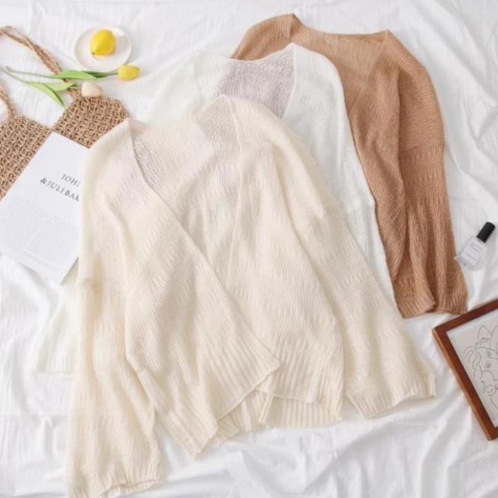 Áo cardigan đi biển FreeShip Mỏng mặc siêu xinh, phù hợp cho mùa hè năng động