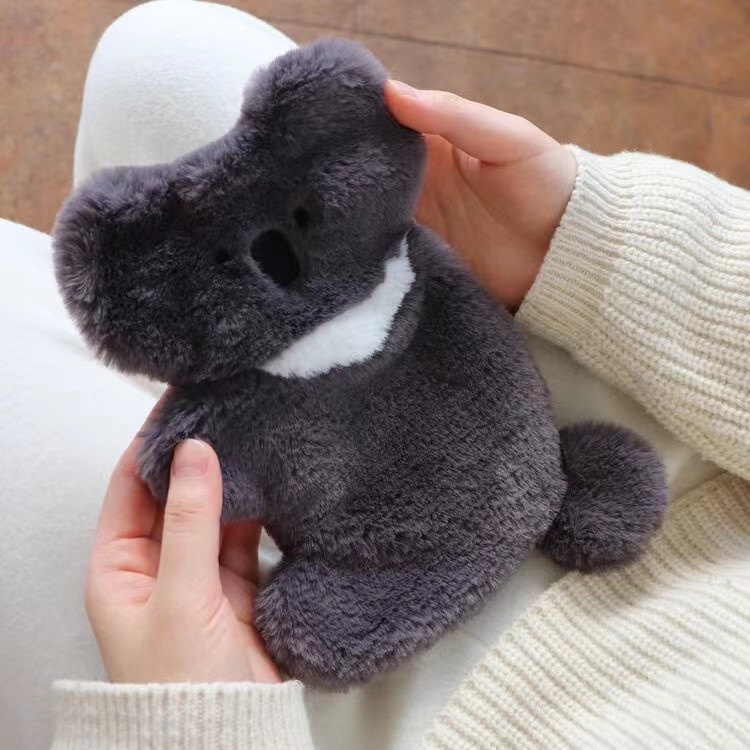 ohaya ∞ ins Plush Koala pencil bag Case Large Capacity coin Cosmetic bag Cute Storage Bag