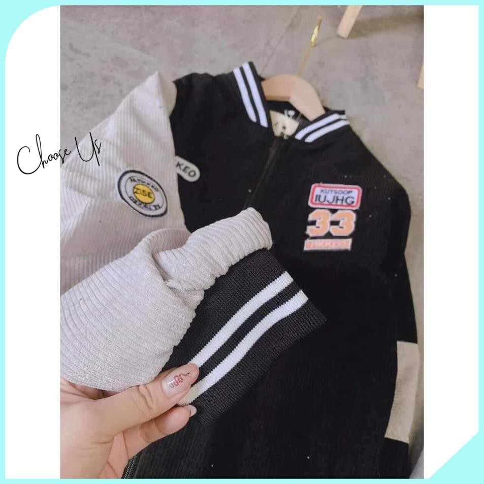 [Hàng Thu Đông] ÁO KHOÁC BOMBER NHUNG TĂM THÊU 33 NỮ | BigBuy360 - bigbuy360.vn