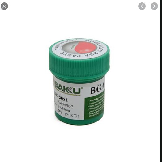 CHÌ ĐÚC BK-5051 / 50G / 180c PA CHẾ HÀN DÁN BGA CHO ĐIỆN THOẠI DI ĐỘNG