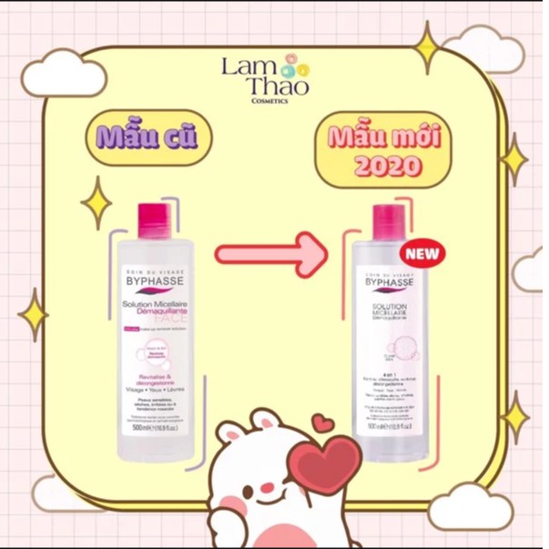 Nước Tẩy Trang Byphasse Solution Micerallaire Face