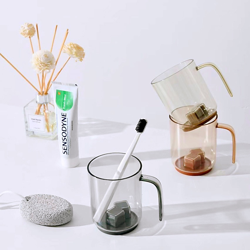 Cốc Nhựa Acrylic Thiết Kế 3D Màu Hổ Phách Sang Trọng