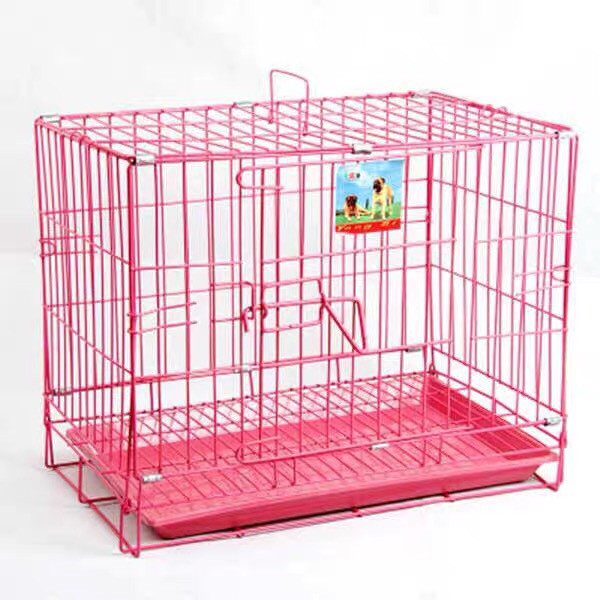 Chuồng Thú Cưng Gấp Gọn, Chuồng Chó Mèo Sơn Tĩnh Điện -Tặng Kèm Khay Vệ Sinh Tiện Lợi