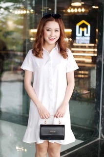 Sale Đầm sơ mi đuôi cá