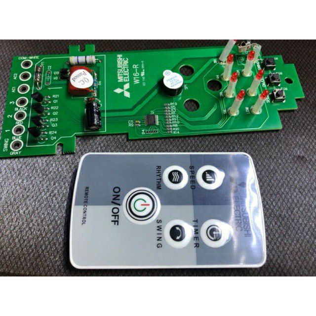 Set bo mạch  quạt treo tường mitsu và điều khiển