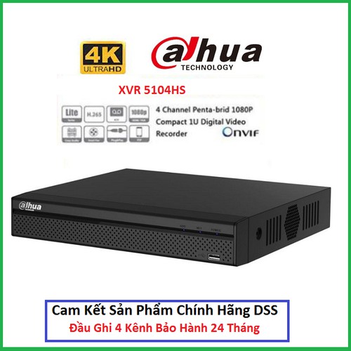 Đầu ghi hình HDCVI Dahua XVR 5104HS Chính Hãng DSS