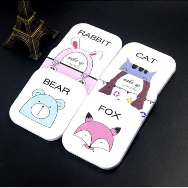 Hộp gương lược 2 trong 1 hình vuông so cute HEAD SHOP