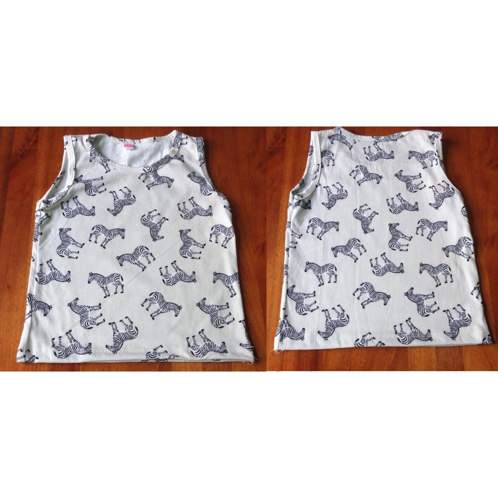 Áo 3 lỗ cotton bé trai bé gái 8-30kg