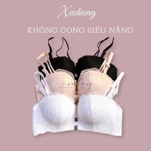 Áo quây ngực xu chiêng cài trước không gọng nâng đẩy tạo khe chống tụt, áo bra cao cấp 202 | BigBuy360 - bigbuy360.vn