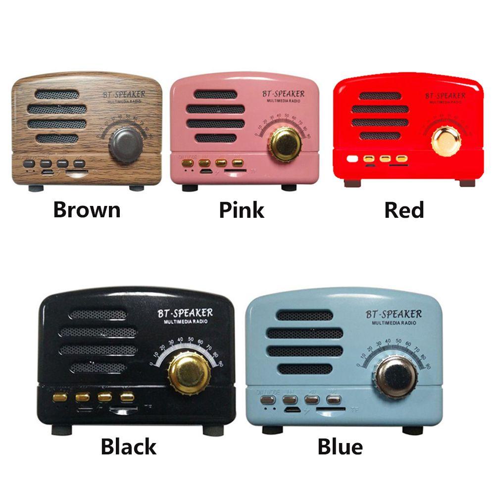 Loa Bluetooth Di Động Mini Phong Cách Retro