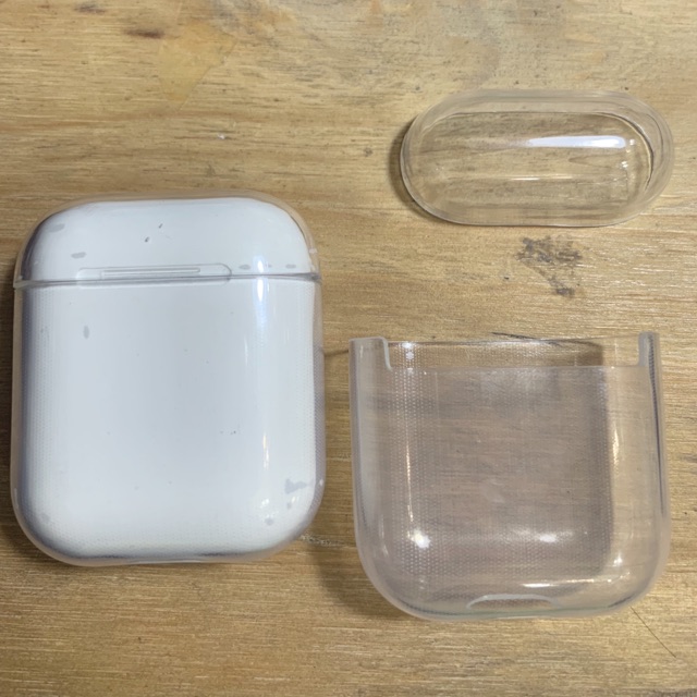 Case Airpods PC Silicon mềm trong suốt.