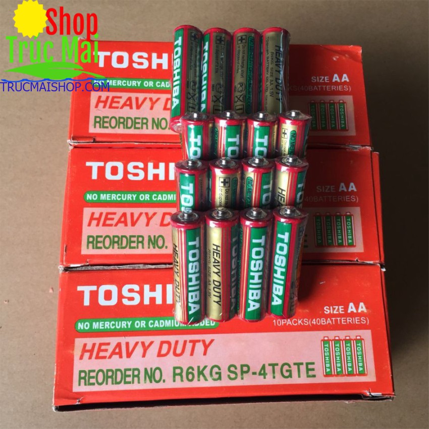 Hộp 30 viên Pin AA (pin tiểu) Toshiba