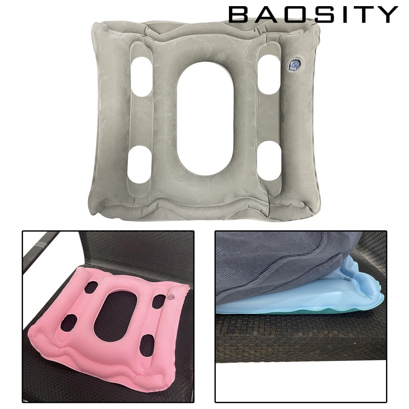 [BAOSITY]Square Air Inflatable Seat Cushion Pain Relief for Office Home Seat