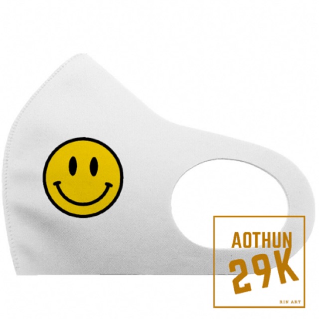 KHẨU TRANG VẢI SMILEY SIU CUTE 7 MÀU LỰA CHỌN