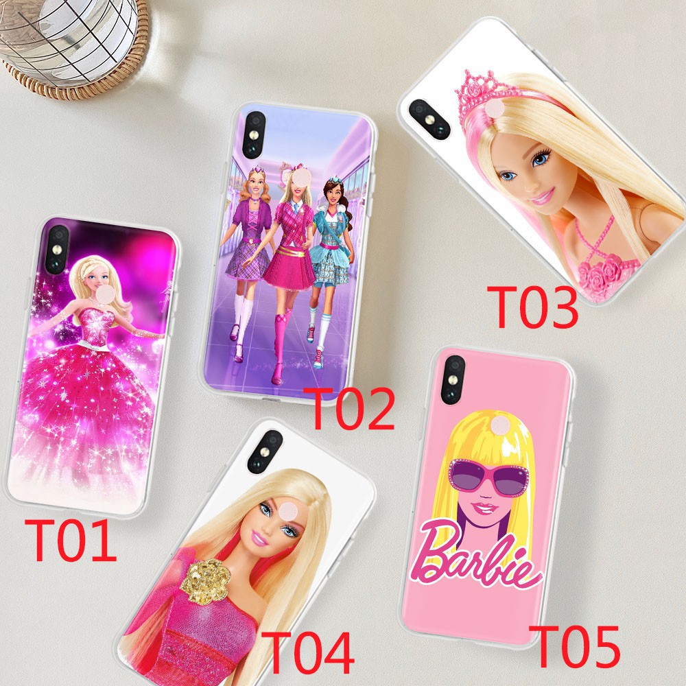 Ốp Điện Thoại Mềm Trong Suốt Hình Barbie Gt240 Cho Motorola Moto G4 G5 G5S G6 Play Plus