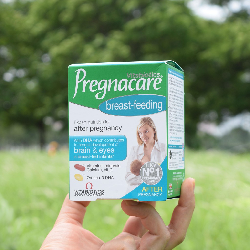 Vitamin tổng hợp Pregnacare Breastfeeding, Anh (84 viên) giúp lợi sữa và tăng cường đề kháng cho mẹ cho con bú sau sinh